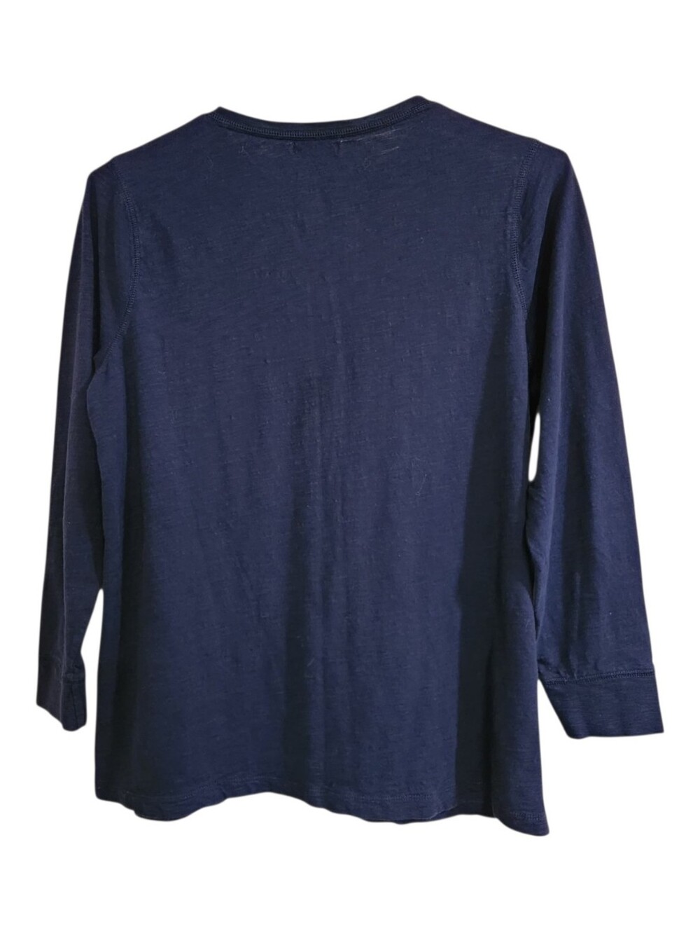 VTG Lauren Jeans Co Ralph Lauren Horse Graphic Henley Top 2X Equestrian Navy - Picture 3 of 12